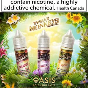 12 Monkeys 60ml [Freebase] - vapecave.ca